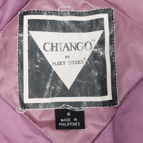 Vintage Chiango Womens Size 6 Long Sleeve Button Removeable Hood Trench Coat - Picture 5 of 6